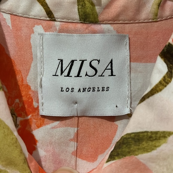 MISA LOS ANGELES NICOLE DRESS BLUSHING FLORA NWT - Picture 13 of 15